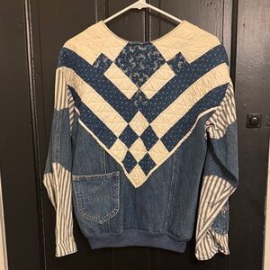 Vintage Patchwork Denim Jacket